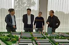 柴桑区赵区长及马回岭镇胡书记莅临壹乐娱乐食品产业园视察工作